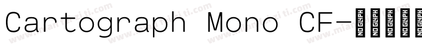 Cartograph Mono CF字体转换